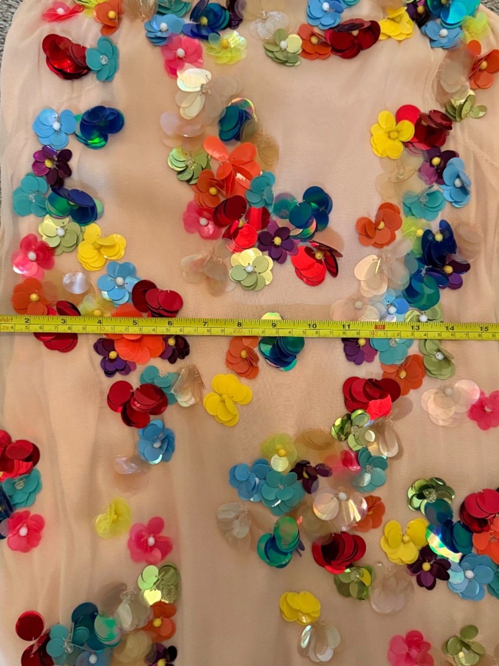 ASOS Multicolored Floral Embellished Mini Dress - Picture 13 of 14